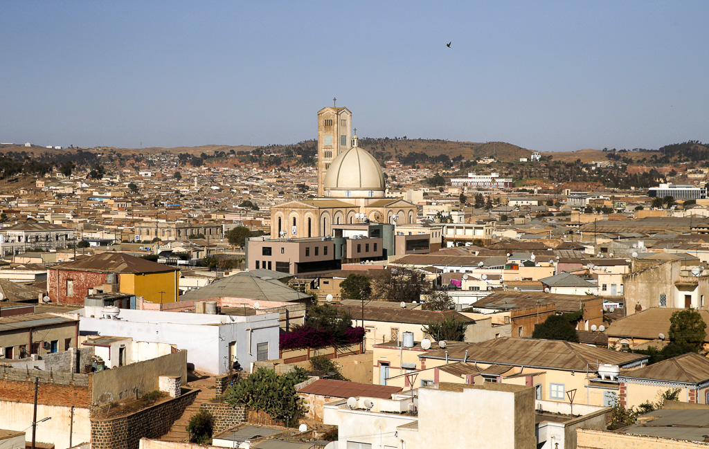 Kidane Mihret church is seen in Eritrea's capital Asmara, February 19, 2016. REUTERS/Thomas Mukoya