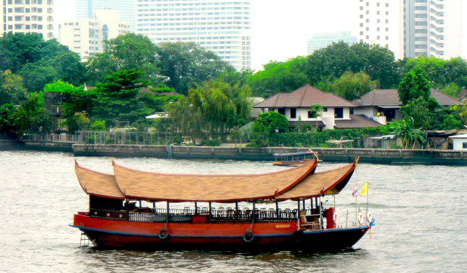 Cruise on the river in Bangkok, Thailand