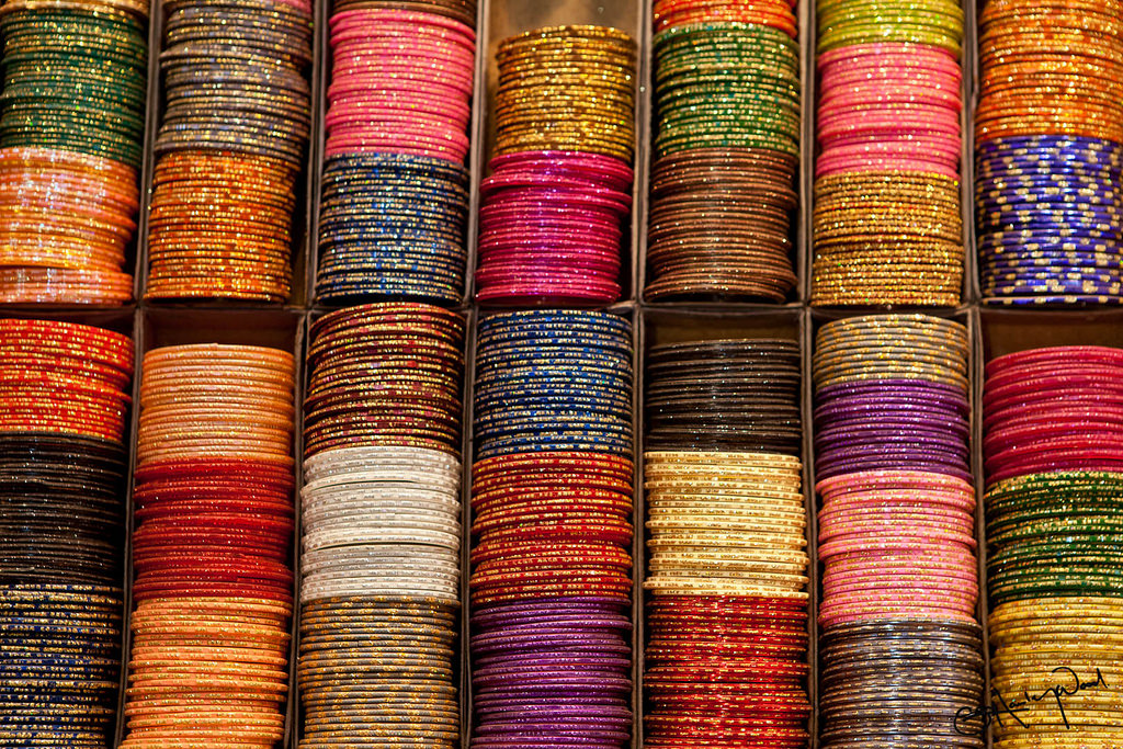 An array of bangles for sale. Pic: Sam Hawley/flickr