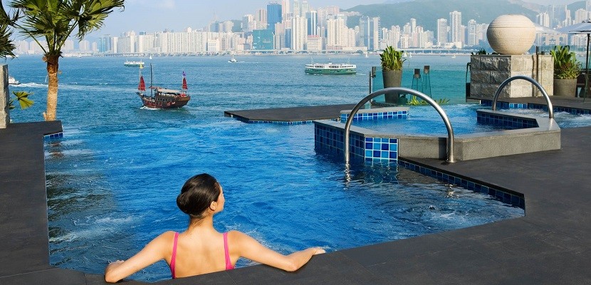 Redeem your points for a stay at the Intercontinental Hong Kong.
