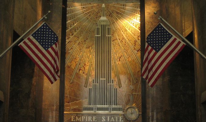Empire State Building lobby is a great place to go on a trip to NYC