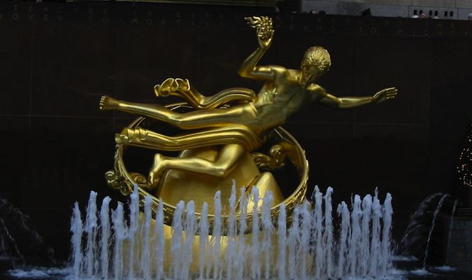 Rockefeller Center’s statue is an icon of NYC