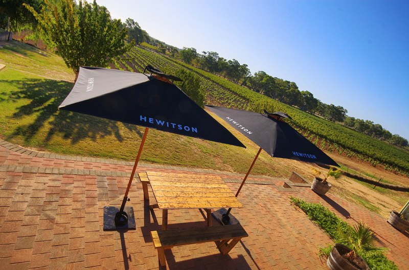 Wine Tasting Patio at Hewitson, South Australia