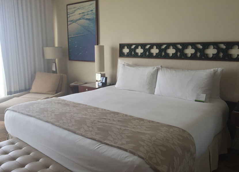 The recently renovated rooms at the InterContinental San Juan.