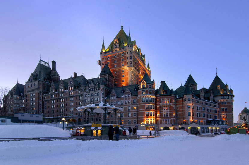 Use your gift cards toward a stay at the beautiful Fairmont Le Château Frontenac in Québec City. Image courtesy of Fairmont.