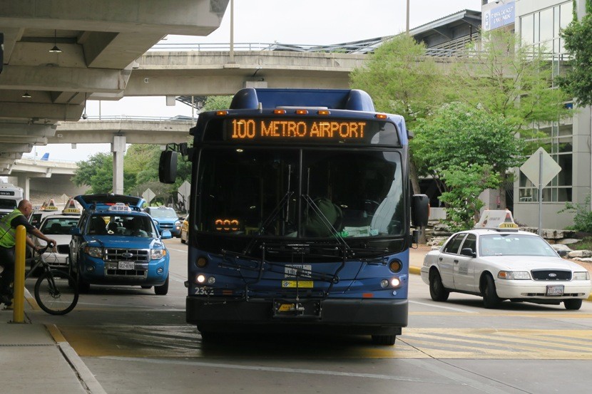 The Austin Airport Flyer is an easy and cheap way of getting to or from the airport.