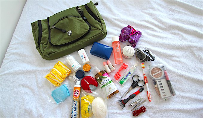 toiletries to pack while traveling