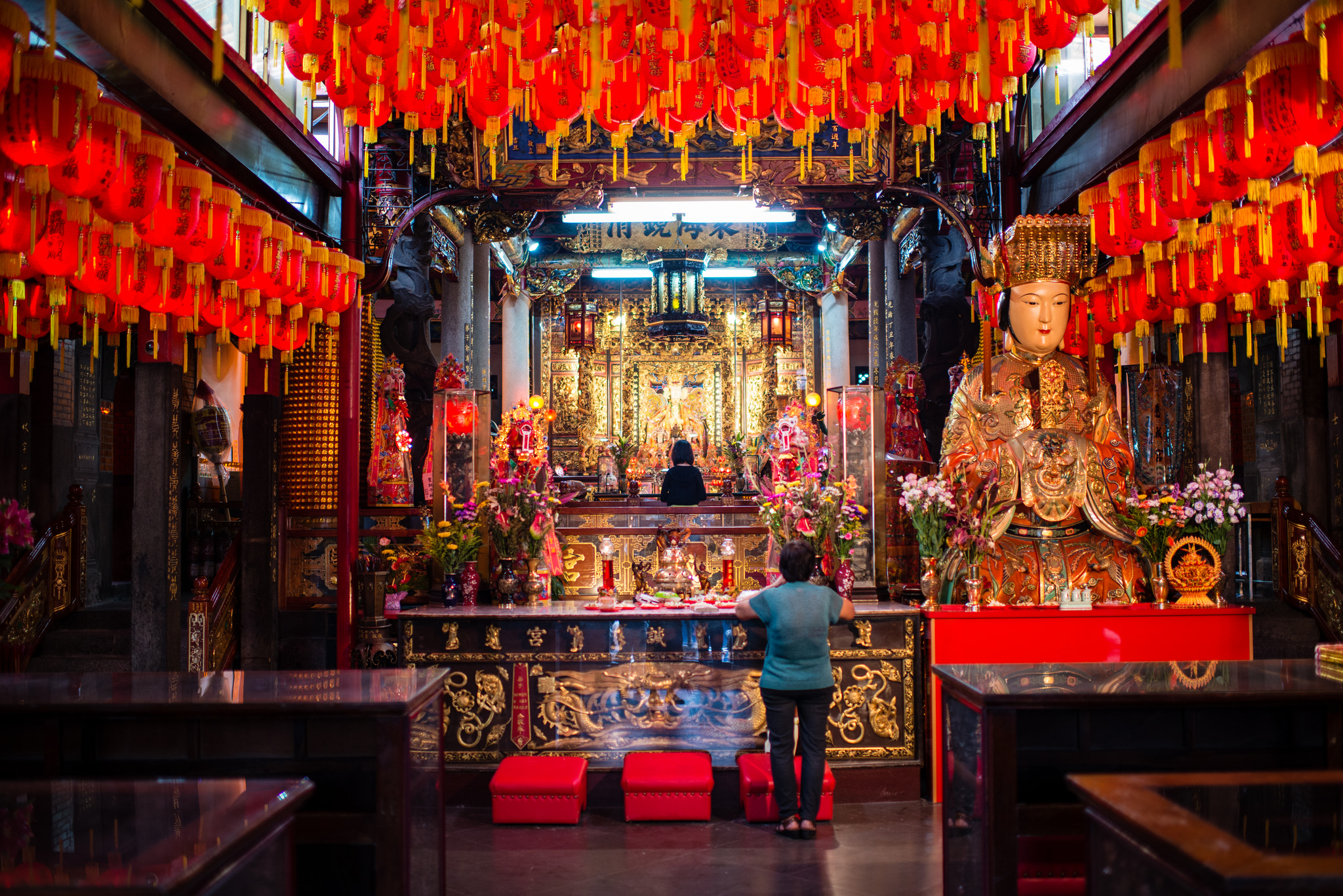 The Tien-Ho Temple is a vision of suspended lanterns. Pic: Jorge Gonzalez/flickr
