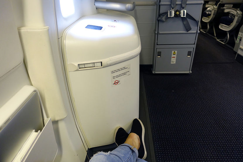 Look at all that leg room!