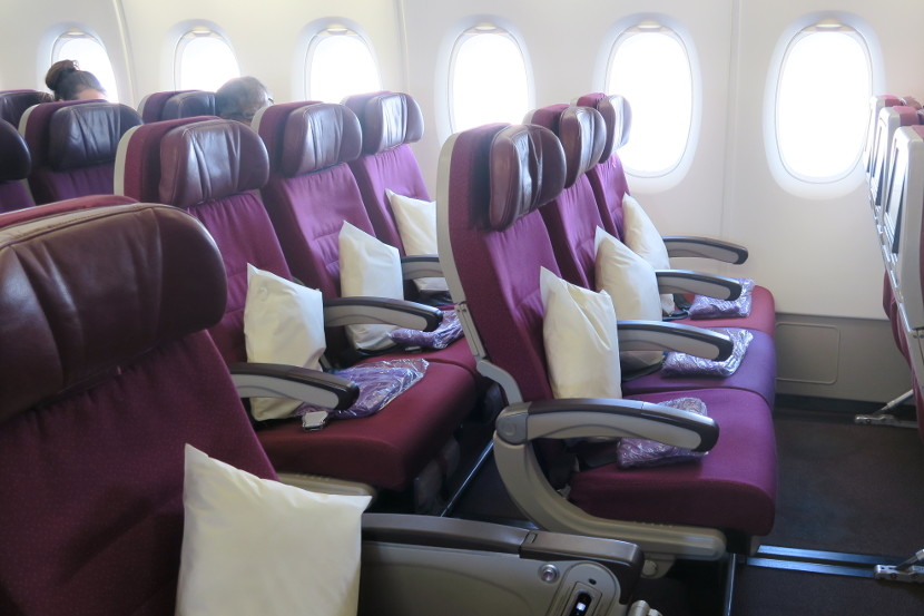 The armrests were positioned at a comfortable height on this A380.