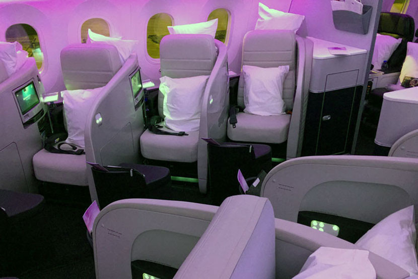 You can fly the Air New Zealand Dreamliner in business from Asia to New Zealand for just 80,000 miles round-trip.