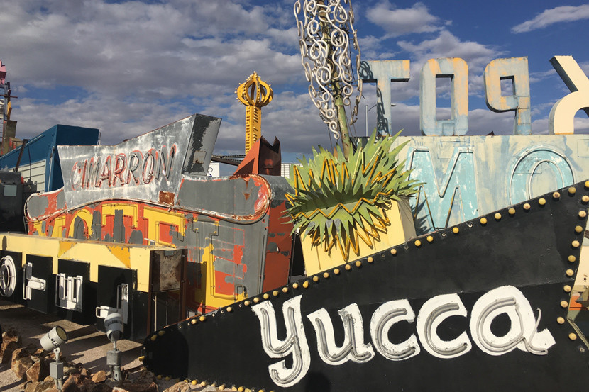 There are more than 200 signs on display at The Neon Museum.