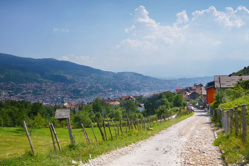 A scenic mountain trail near Sarajevo, Bosnia. Image courtesy of Shutterstock.