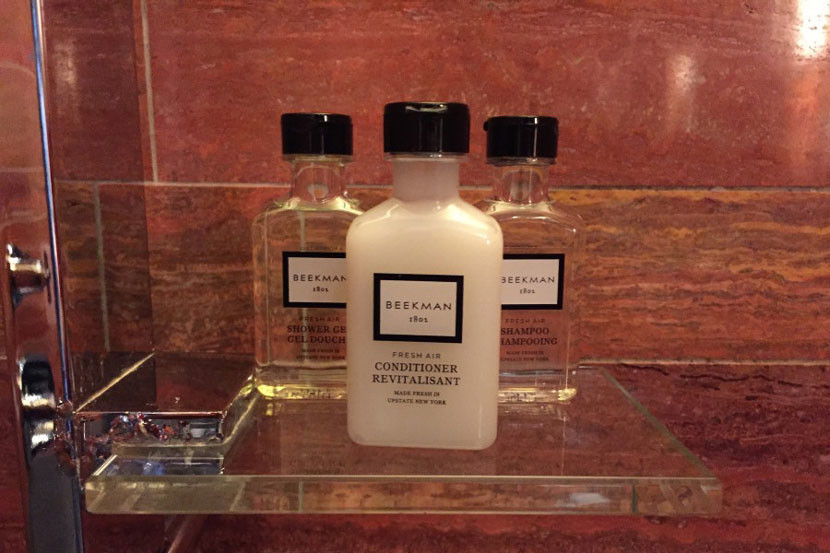 The Beekman bath products were great.