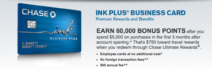 The Ink Plus Business Card could be worth considering due to its lucrative 5x bonus categories.