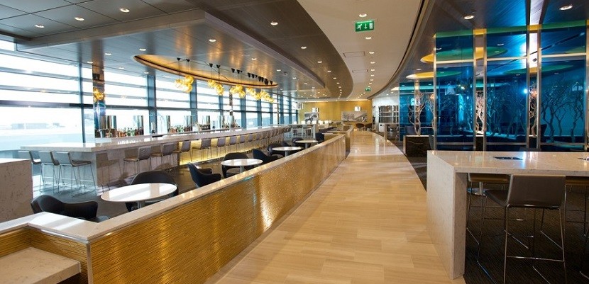 The United Club lounge in London.