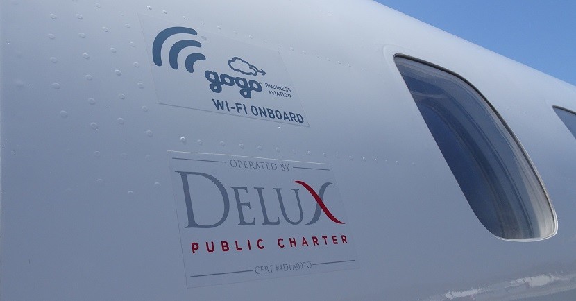 Wi-Fi on Board the Charter Jet.