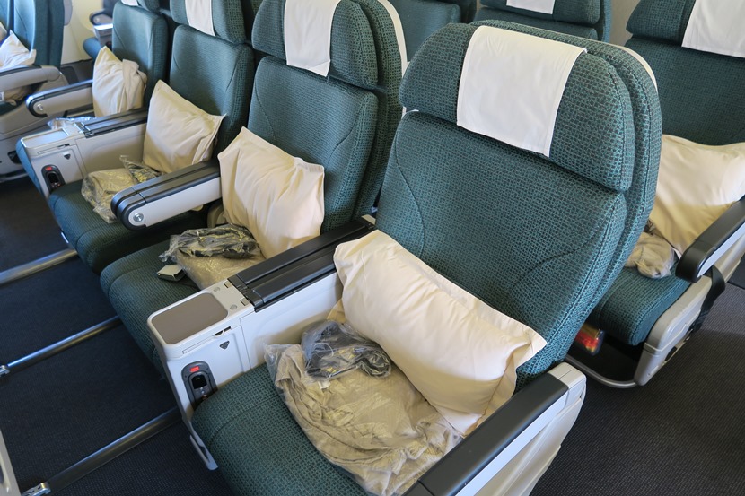 You'll get a decent EQD rate when booking Cathay Pacific Premium Economy .