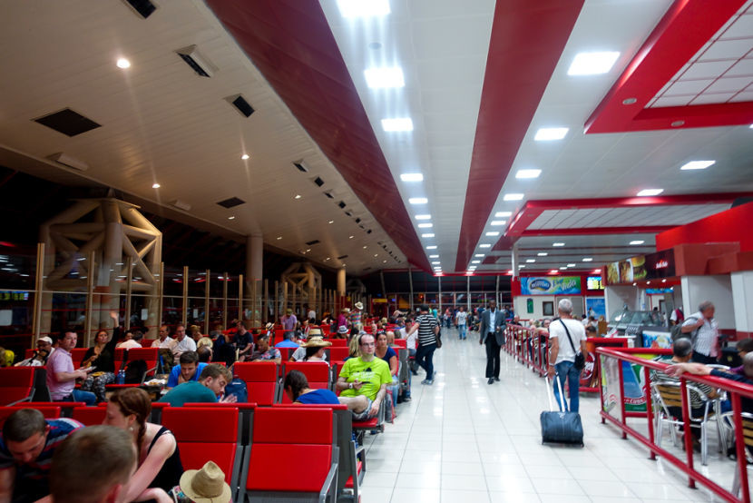 Airports in Cuba may not have the most updated facilities.