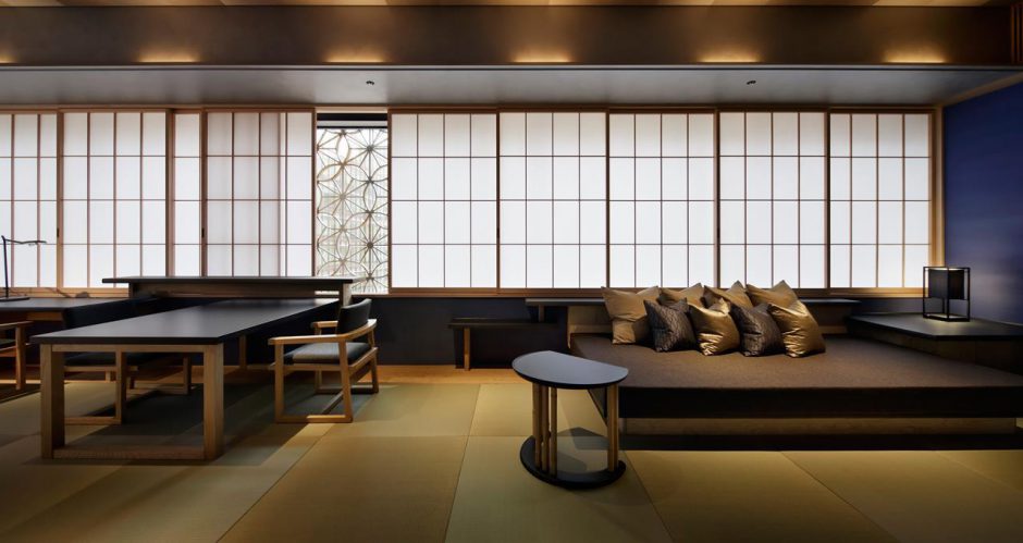 The Kiku rooms allow in plenty of sunlight through the shoji paper sliding doors