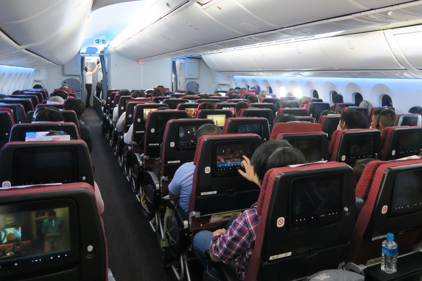 Despite an almost full economy cabin, the flight was comfortable and the service high-quality.