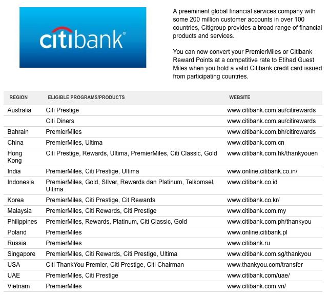 Theses Citi points transfers are eligible.