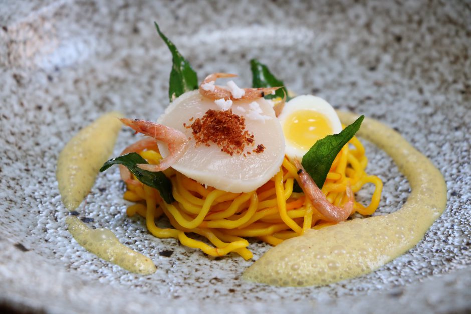 Local classics like laksa are updated in a fine dining setting 