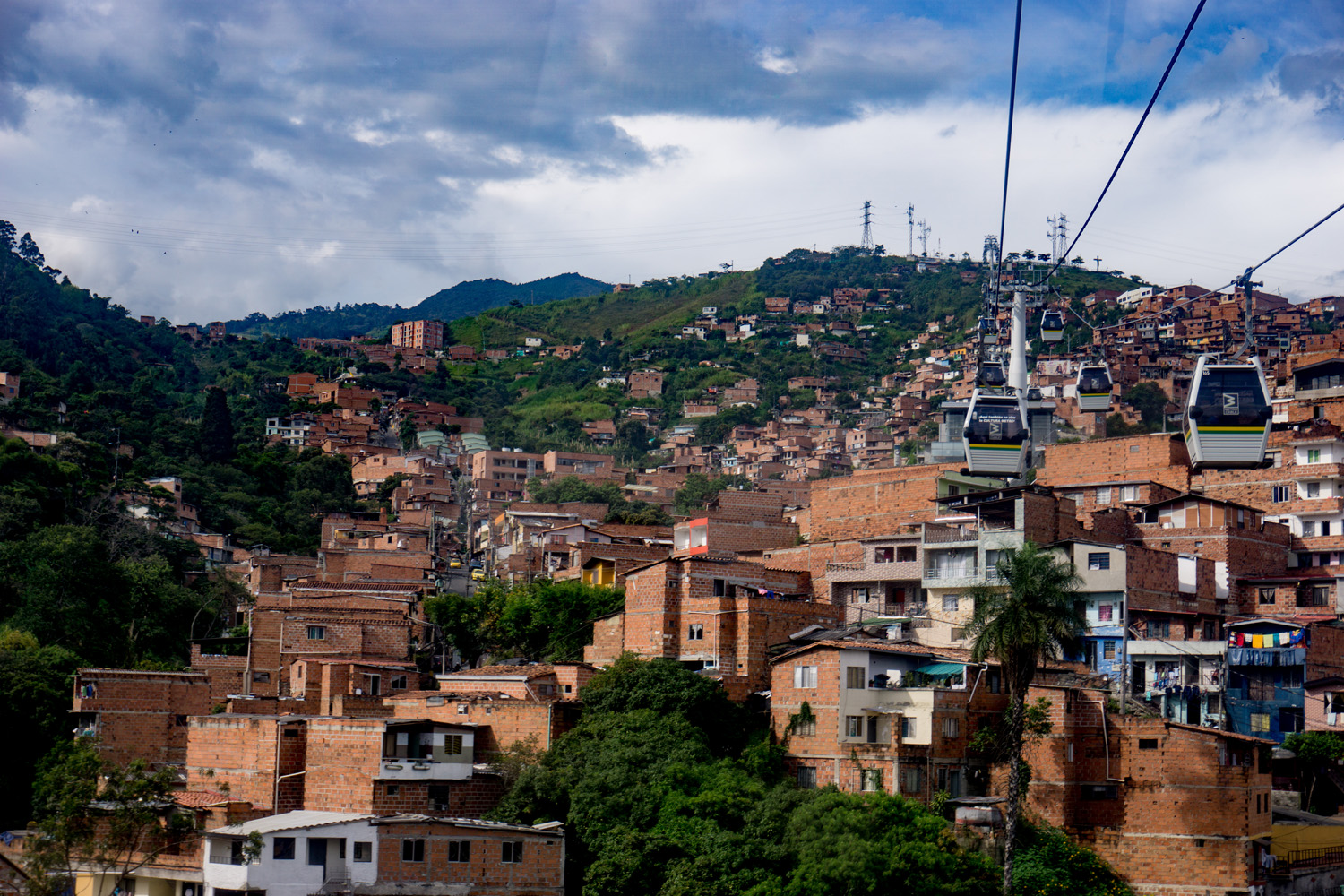 Medellín’s cable car system for daily transit.
