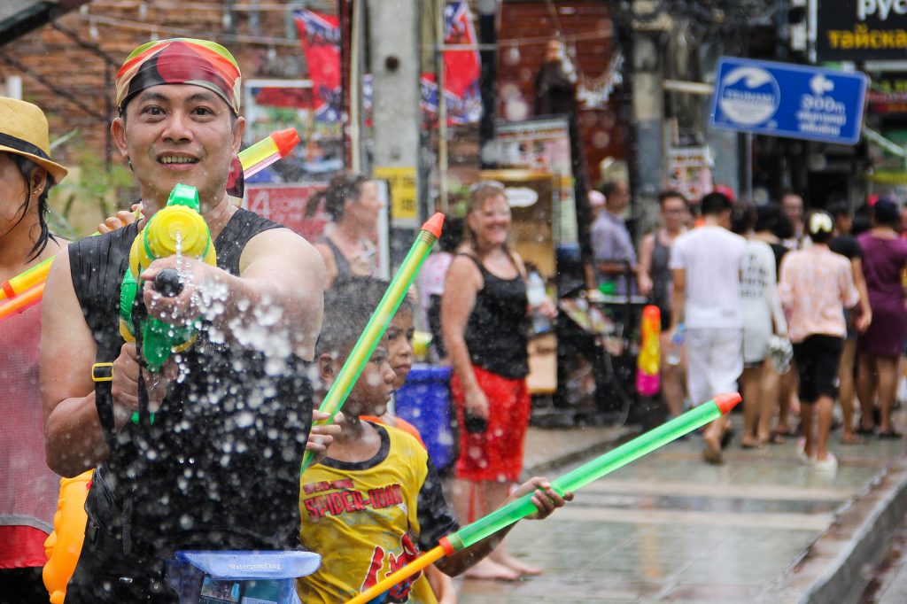 Tourists can partake in festivals like Songkran. Pic: Lauren Irons/flickr
