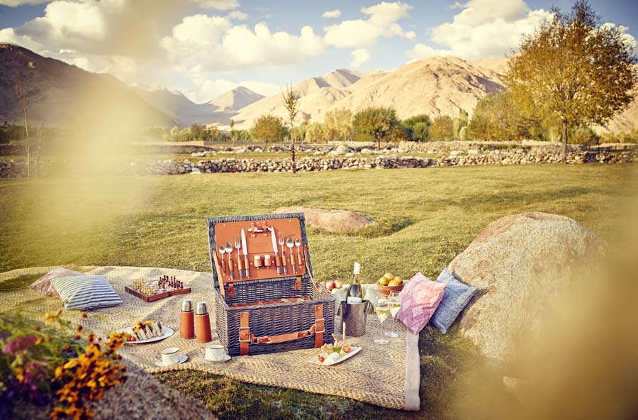 Picnics can be set up for you amidst the stunning landscape