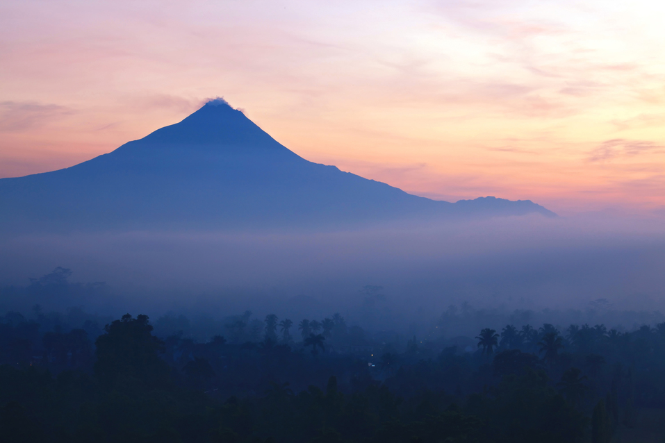 Mount Merapi in Yogyakarta