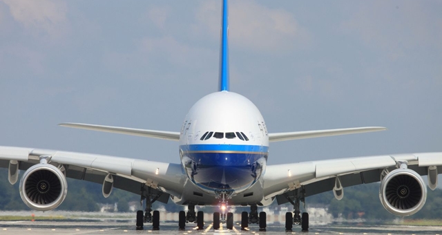 China Southern A380 taxiing - EDITED