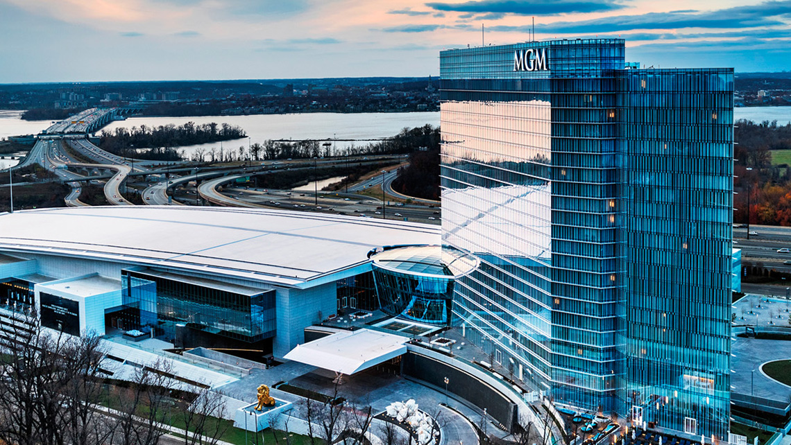 MGM National Harbor, MGM Resorts’ first hotel-casino property in the Washington, D.C., area, opened in December 2016.