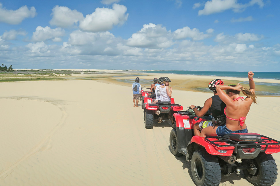 ATV Sand Dune Tour in Jericoacoara, Brazil