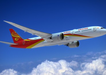 787-9; Hainan Airlines; Hainan Airlines Celebrate Delivery of Airlines’ First 787-9 Dreamliner; GE Engines; View from Bottom Left; K66552