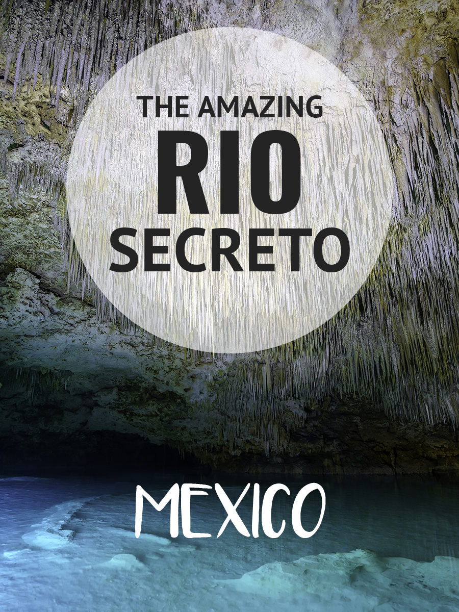 Exploring underground caves and rivers in the Yucatan at Rio Secreto. More at ExpertVagabond.com