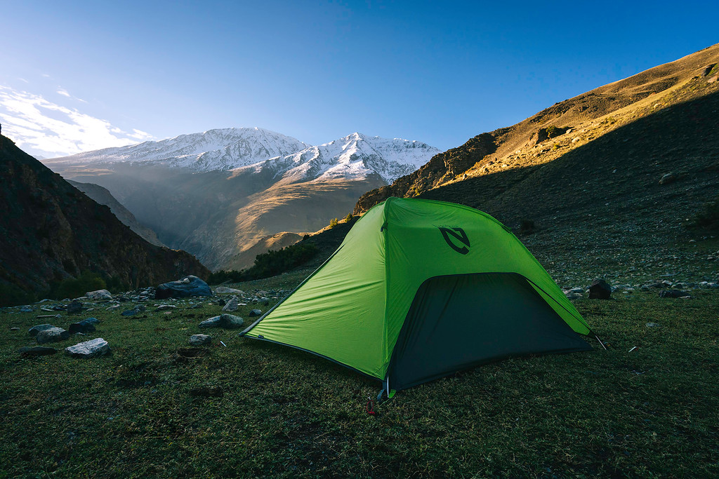 Tent in the Pamir Mountains
