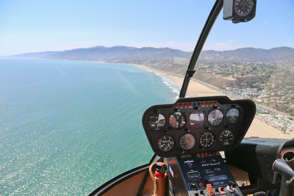 Helicopter Ride over Malibu