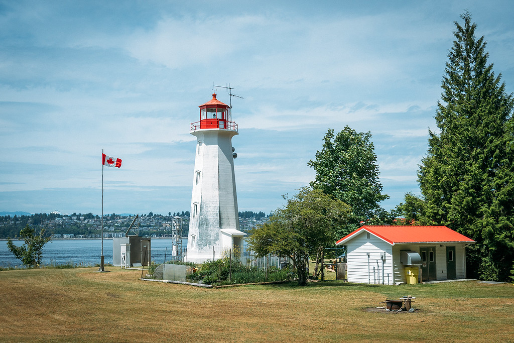 Lighthouse on Quadra Island