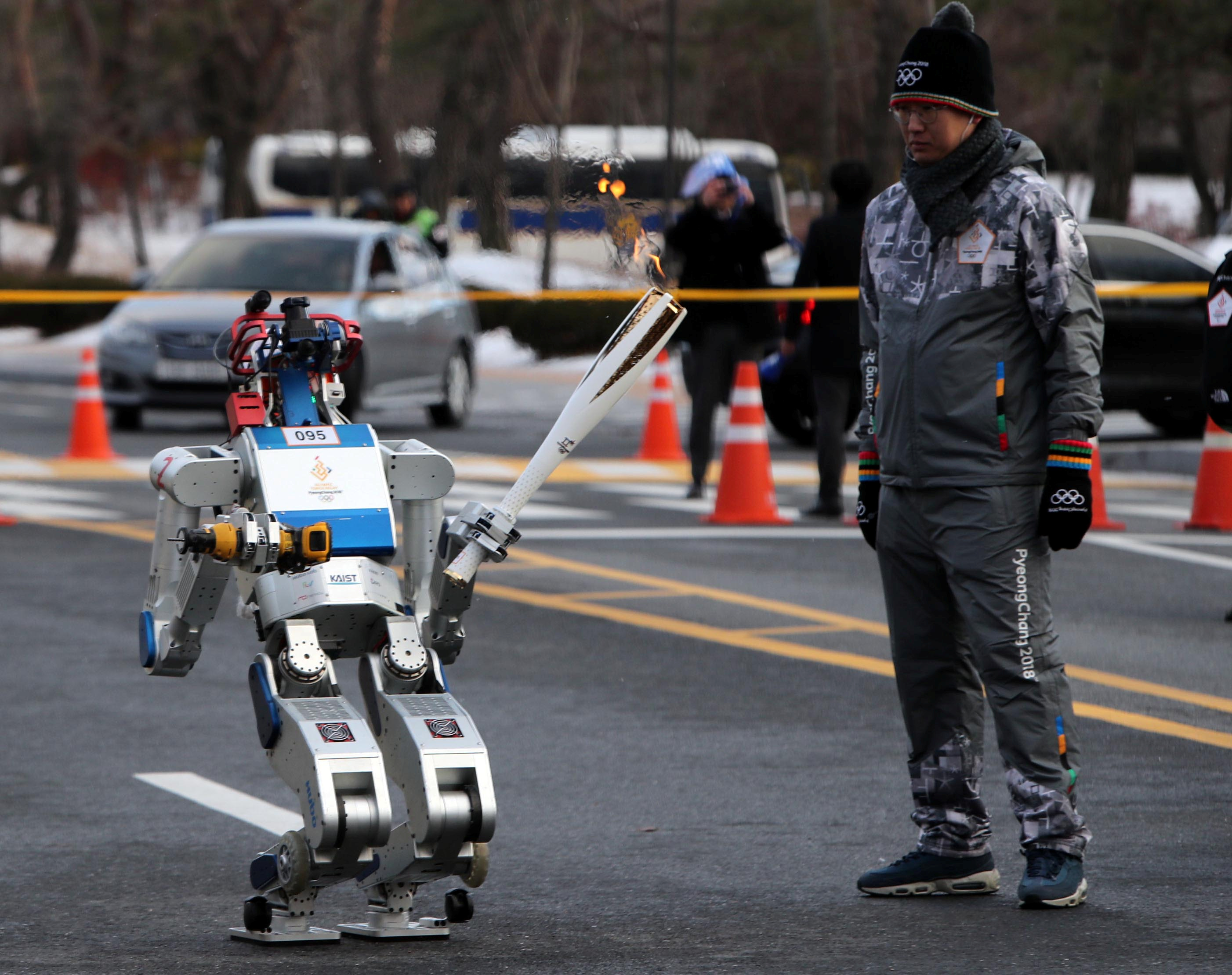 humanoid, robot, Pyeongchang, Winter Olympics