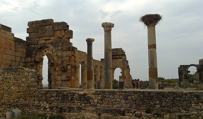 Volubilis in Morocco - one of the best preserved ruins 