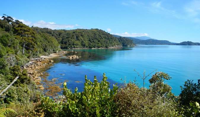 A view of Stewart island