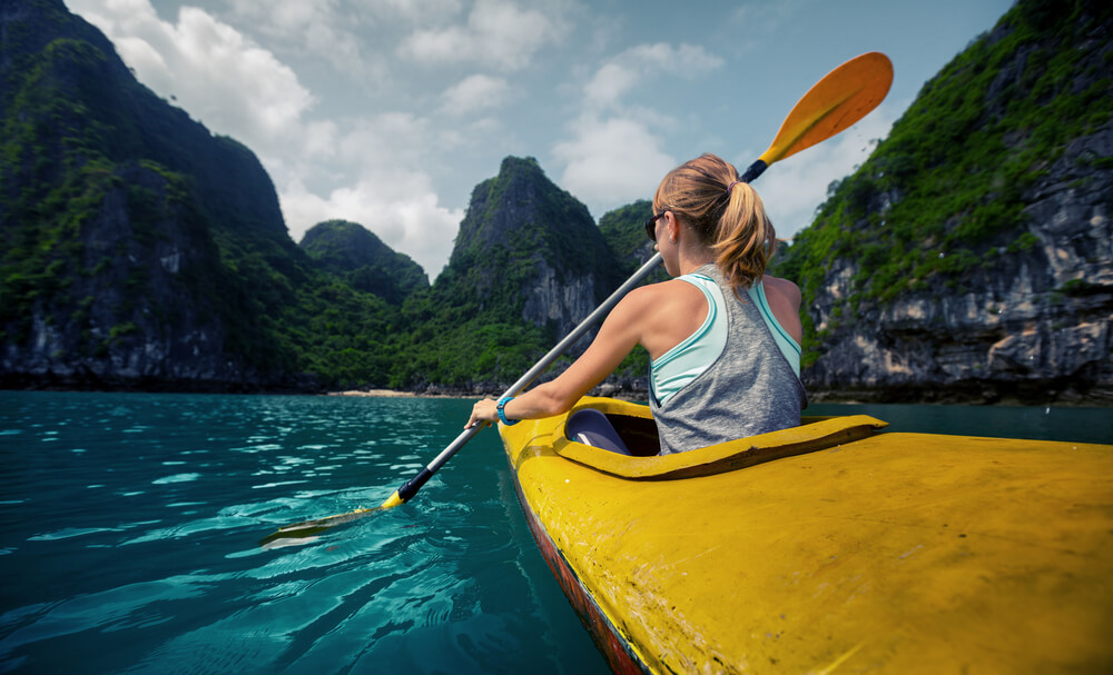 Adventure Tourism Kayaking Ha Long Bay Vietnam